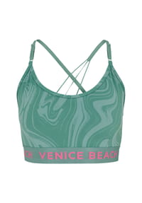 VENICE BEACH - Top VB Oakley - AOP lava eucalyptus