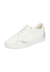 GEOX - Lederimitat/Textil Sneaker - Blau/Weiß