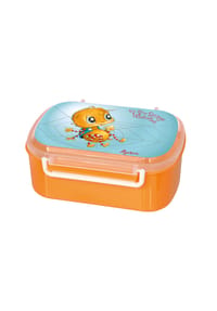 sigikid® Brotdose mit Bügelverschlüss Die kleine Spinne Widerlich ,  für Kinder - DIE KLEINE SPINNE WIDERLICH - orange