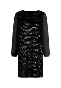 BETTY & CO - Partykleid mit Pailletten - Black/Camel