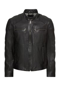 GALERIA - Bikerjacke, Stehkragen, für Herren - 2 BLACK