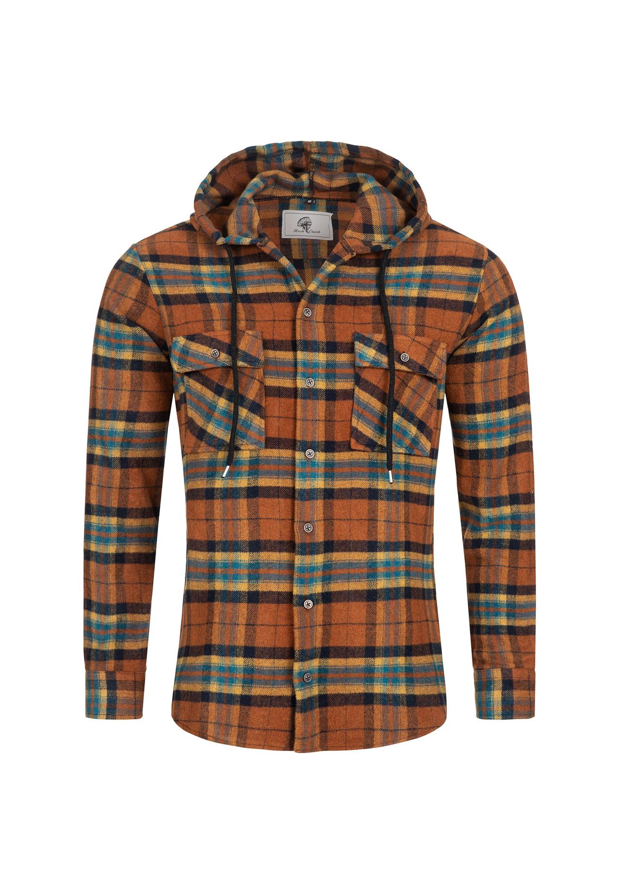 Behype. Herren Oversized Übergangsjacke Hemd-Jacke Flanell Overshirt
