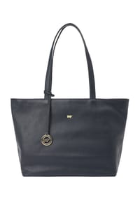 BRAUN BÜFFEL HANNA - Shopper, Emblem, Anhänger, uni, für Damen  - NAVY