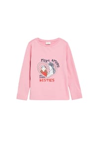 s.Oliver - Langarmshirt, Baumwolle, für Kinder - 02D1 WHITE