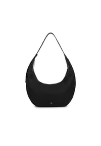 KAZAR STUDIO - Schwarze Lederhandtasche in Form eines Horns - Schwarz