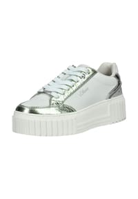 s.Oliver - Lederimitat Sneaker - Metallic