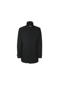 SELECTED - Cabanjacke, Wollanteil, Stehkragen, für Herren - 179099 BLACK