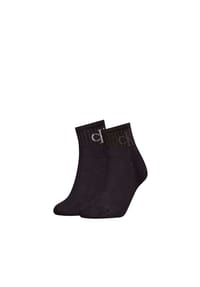 Calvin Klein - Kurzsocken, 2er-Pack, für Damen - 001  BLACK