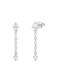 NOELANI - Ohrhänger für Damen, Silber 925, Zirkonia - SILBER