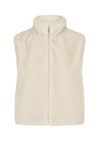 zero - Kunstfellweste, Stehkragen, für Damen - 1041 FRENCH OAK