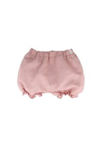maximo® - GOTS BABY GIRL-Pumphose Leinenoptik - marmorrosa
