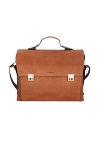 HAROLD'S Ivy Lane - Ivy Aktentasche Leder 41 cm Laptopfach - cognac/braun