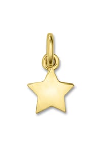 ONE ELEMENT - Damen Schmuckset - Set mit Halskette Stern Anhänger aus 333 Gelbgold - gold