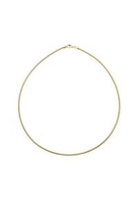 OSTSEE-SCHMUCK® - Halsreif , Omega 2,2 mm , Silber 925/000, vergoldet - gold
