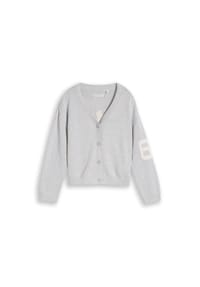 TOM TAILOR - Strickjacke, Baumwolle, für Kinder - 15398 STO.GREY MEL