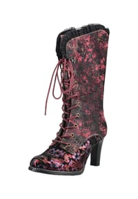 LAURA VITA® - Leder/Textil Stiefel - Antracite