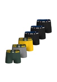 NFL - Herren Boxershorts, 6er Pack - NFL Teams, Boxers, Football, Logo, Baumwollmischung - Buffalo Bills/Schwarz