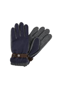 camel active - Strickhandschuhe mit Fleecefutter - Dunkelbraun