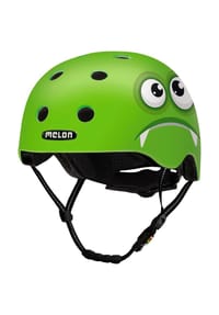 melon® - Kinderfahrradhelm Urban Active, monster matt - grün
