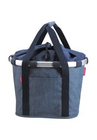 KLICKfix® - Vorderradkorb "Bike Basket" , twist blue - blue