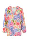 elanza Bluse mit Ornament-Print in Pink/Lila Bild 1