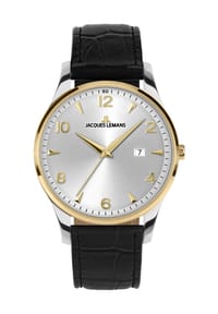 JACQUES LEMANS LONDON - Damen Armbanduhr 1-2216 - schwarz