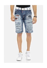 CIPO & BAXX® - Bermuda & Short mit Reißverschluss, CK219 - BLUE
