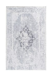 Arte Espina - Wohnzimmer Teppich – Kurzflorteppich Prayer 125 in grau - grau