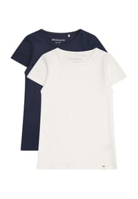 MANGUUN - T-Shirt, 2er-Pack, für Kinder - 1 SNOW WHITE/DRESS