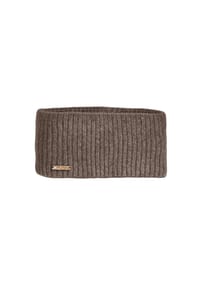 CAPO - Strickstirnband,Kaschmir gerippt - beige