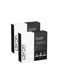 LAYZIN - Kollagen Pulver - Beauty Kollagenkomplex mit Verisol® mit Hyaluron und Vitamin C - transparent