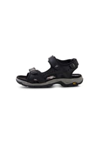 camel active - Ledersandale mit profilierter TPR Sohle - Cafe