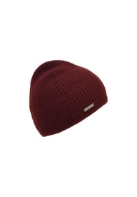 SEEBERGER - Beanie, Emblem, für Damen - 10 BLACK