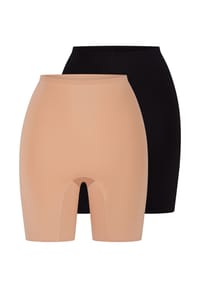 mey - Langbein Schlüpfer 2er Pack Simply Better Invisibles - Cream tan