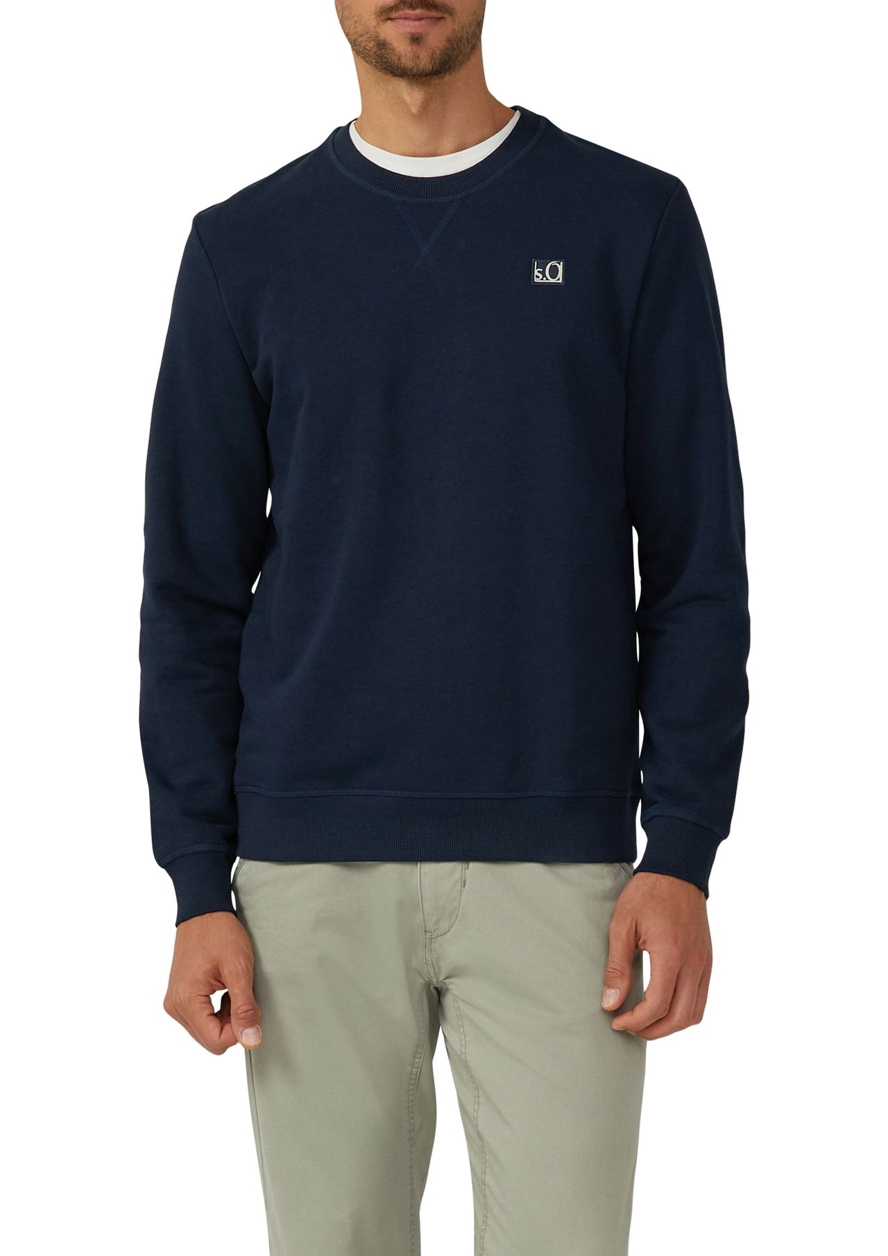 s.Oliver Sweatshirt, RippbüNdchen, FüR Herren, Blau, XL