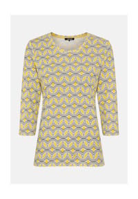 olsen - Shirt, Rundhalsausschnitt, für Damen - 30036 YELLOW