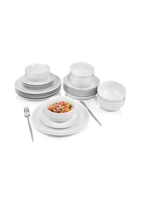 SÄNGER Porzellan Geschirrset New Port - New Port - Weiss-Kaffeebecher Set New Port 6 teilig
