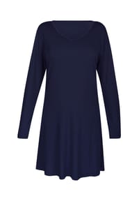 sassa - Nachthemd CASUAL COMFORT STRIPE - navy