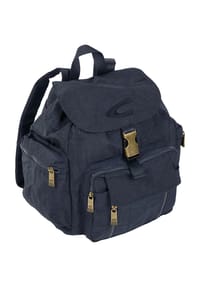 camel active - Journey Rucksack "Journey", Emblem, Reißverschlussfach, uni - 58 DUNKELBLAU