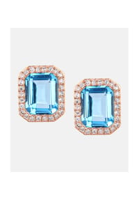 Diamant L'eternel - Ohrstecker, mit 0.28 ct Diamant, 375 Roségold - rose gold