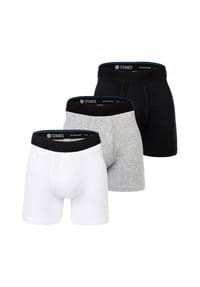 STANCE - Herren Boxershorts, 3er Pack - Boxer Brief, Performance Boxershorts - Schwarz