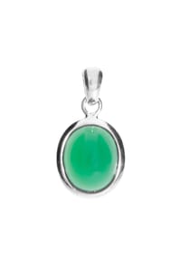 OSTSEE-SCHMUCK® - Anhänger , Classic 12x10 mm , Silber 925/000 - silber