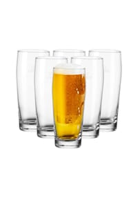 VAN WELL - Willi Becher geeicht 0,5 l 6er Set transparent - transparent