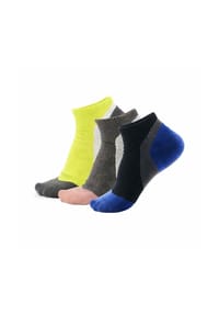 MUNADUNA - 3er-Pack Kompressions-Yoga-Socken – rutschfeste 3D-PVC-Noppen Yoga-Socken,Frottee-Polsterung,Anti-Rutsch - Bunt Mix