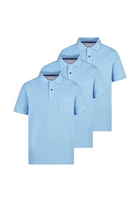 redmond - Poloshirt 3er Pack Basic - Beige
