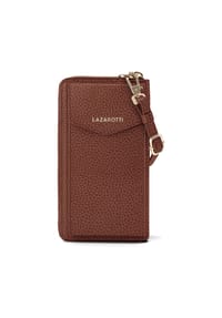 LAZAROTTI Bologna Leather - Bologna Leather Handytasche Leder 11 cm - brown-2