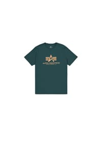 ALPHA INDUSTRIES® - T-Shirt BASIC Kurzarmshirt - dunkelblau