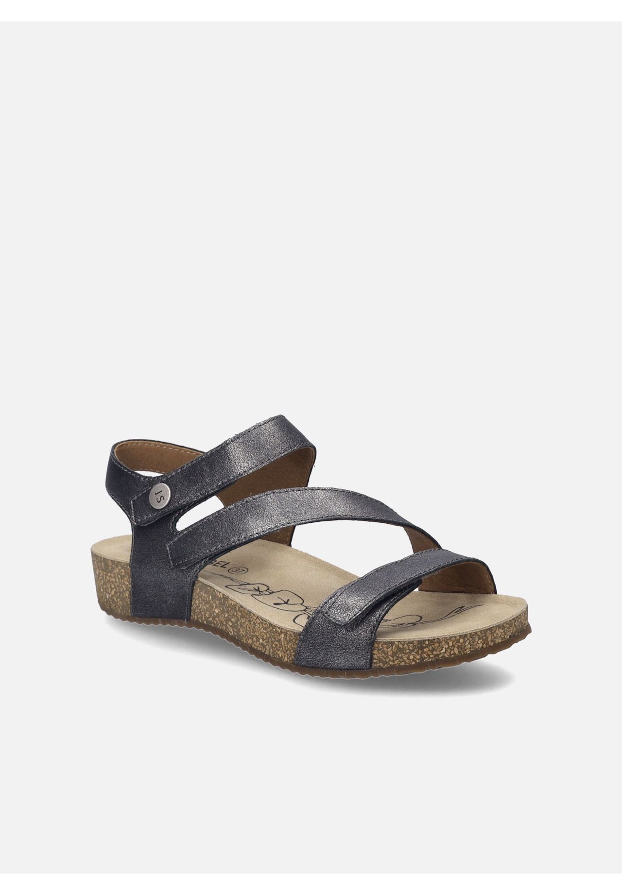 Seibel Sandalen Spirit Of Nature Tonga 25, Klettverschluss, FüR Damen, Grau, 41