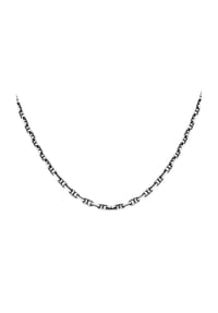 caї - Kette 925 Sterling Silber oxidiert Steg-Anker Kette 925/- Sterling Silber ohne Stein - weiß
