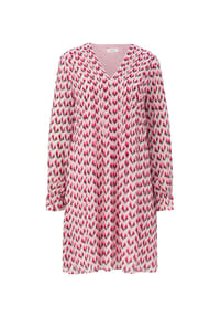 s.Oliver BLACK LABEL - Sommerkleid, knielang, für Damen - 41B1  LILAC/PINK